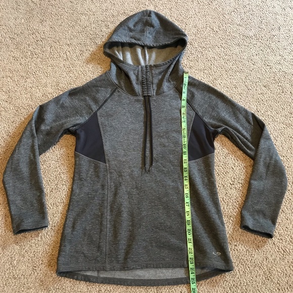 Champion Dark Light Grey Hoodie, EUC, S - Picture 8 of 16